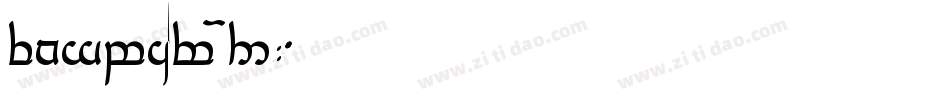 Tengwar 04字体转换